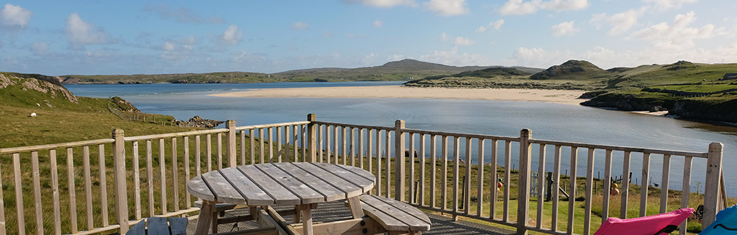 View from 7 Carnish, Uig Sands