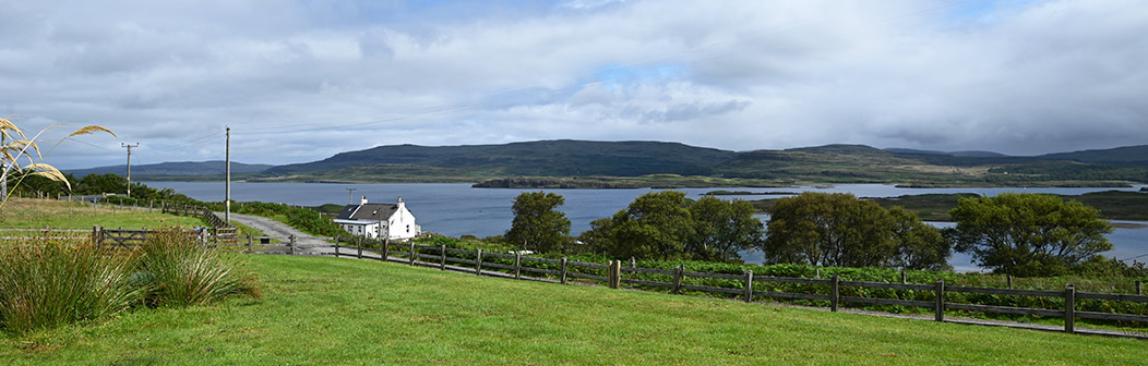 View from road to Melrose Cottage