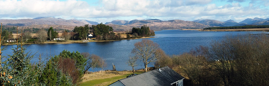 View over Cultalla Cottage