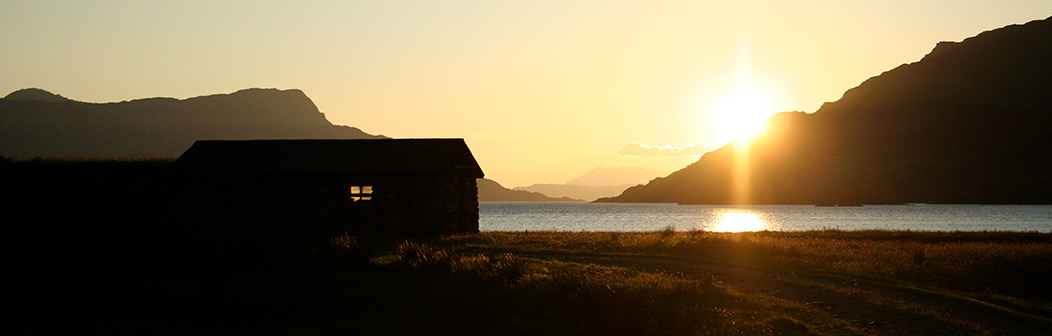 Sunset from The Bothy/Old Schoolhouse