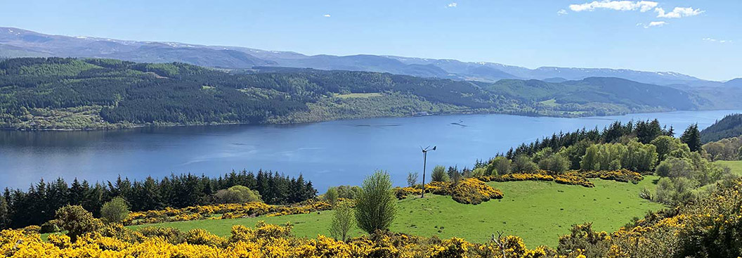 View over Loch Ness