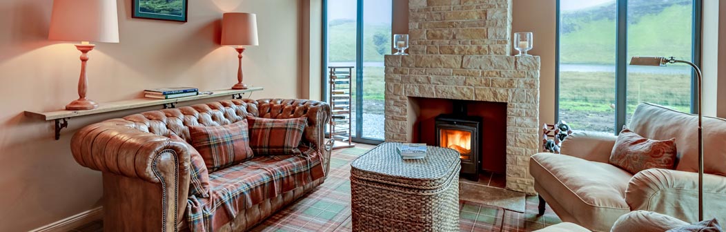 Sitting room with loch view