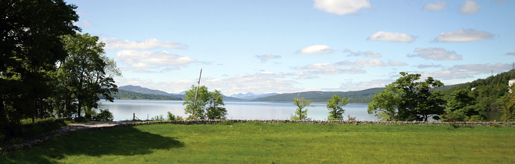 View of Loch Rannoch from upstairs bedroom