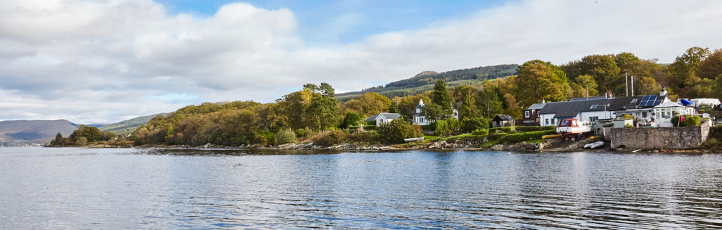 Fyne View Cottage from the loch