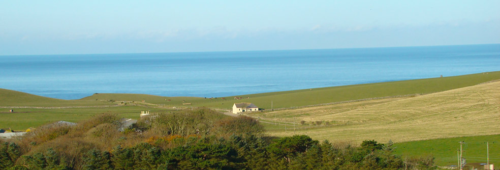 Nearby view of the Irish Sea