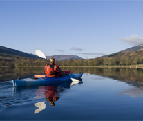 Kayaking on Loch Earn